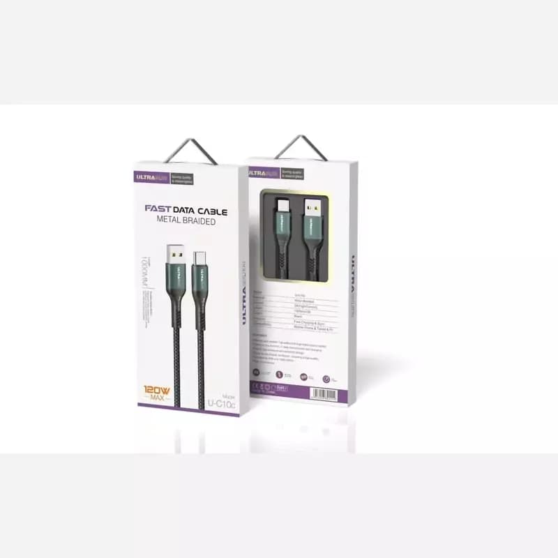 کابل شارژ فست شارژ تایپسی اولتراسور ultrasur مدل U-C10C با گارانتی 12 ماهه آسان توزیع