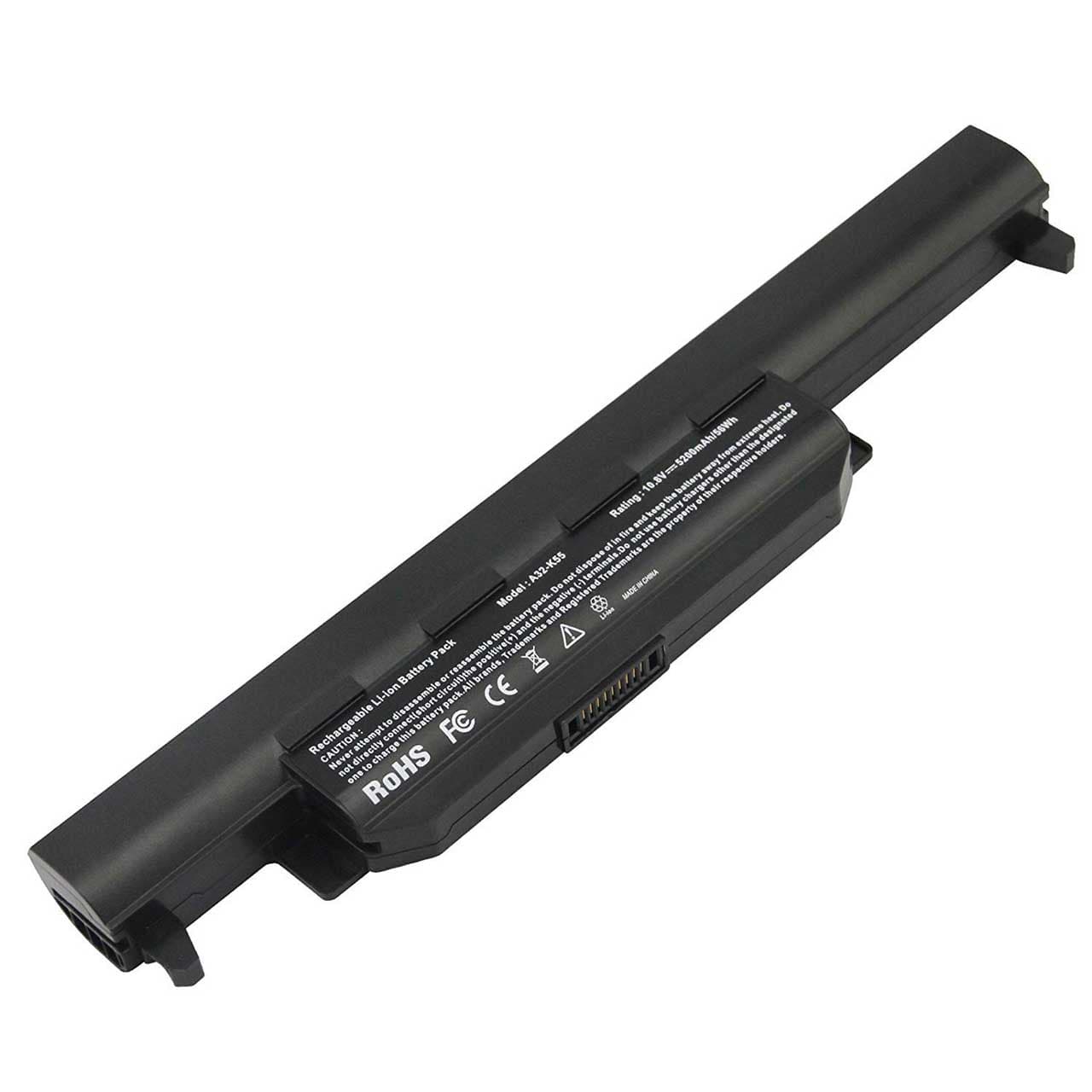 باتری لپ تاپ ایسوس X55 K55 K45 A75 U57 A32-K55 A41-K55