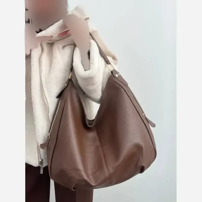 کیف زنانه دو طرف جیب جادار روزمره وارداتی — تصویر ۷