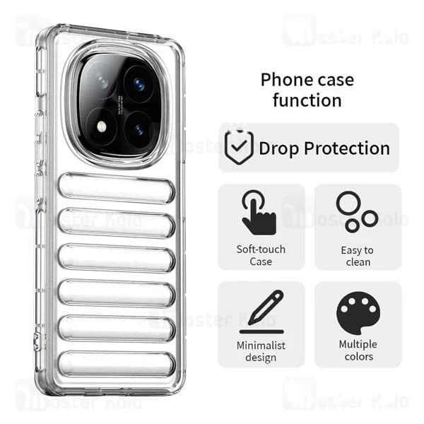 قاب پافر ضد ضربه شیائومی Xiaomi Redmi Note 14 Pro Plus 5G TPU Capsule Shockproof — تصویر ۲