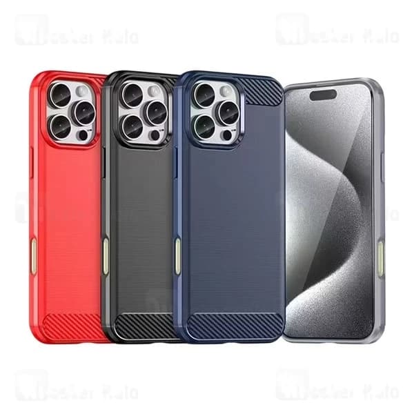قاب فیبر کربنی آیفون Apple iPhone 16 Pro Max Rugged Armor Fiber Carbon