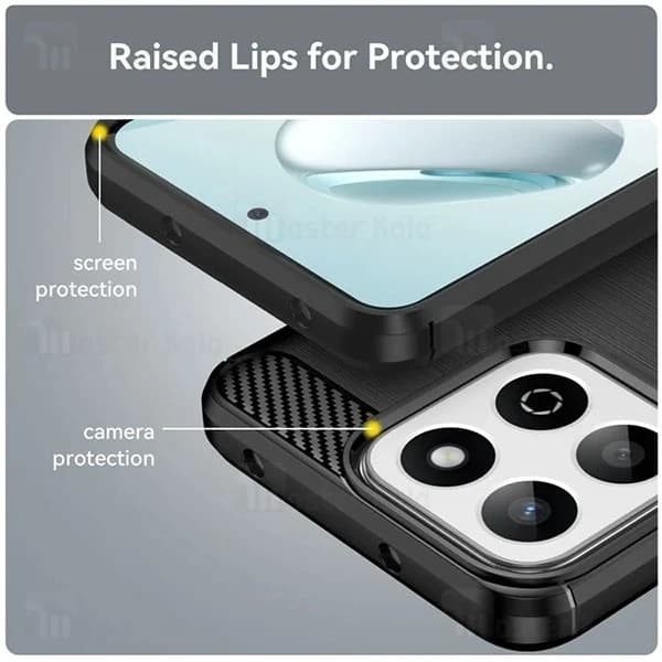 قاب فیبر کربنی هانر Honor X7c / Play 60 Plus Rugged Armor Fiber Carbon — تصویر ۵