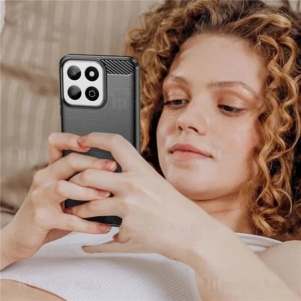 قاب فیبر کربنی هانر Honor X7c / Play 60 Plus Rugged Armor Fiber Carbon — تصویر ۸