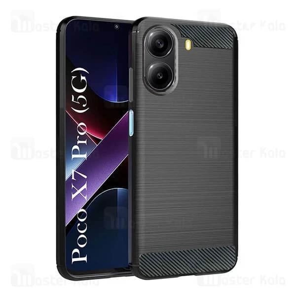 قاب فیبر کربنی شیائومی Xiaomi Redmi Turbo 4 / Poco X7 Pro 5G Rugged Armor Fiber Carbon