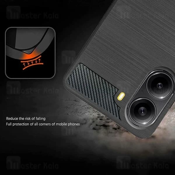 قاب فیبر کربنی شیائومی Xiaomi Redmi Turbo 4 / Poco X7 Pro 5G Rugged Armor Fiber Carbon — تصویر ۴