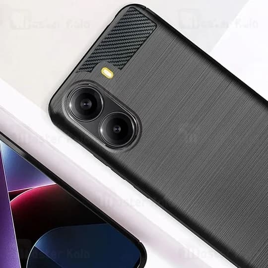 قاب فیبر کربنی شیائومی Xiaomi Redmi Turbo 4 / Poco X7 Pro 5G Rugged Armor Fiber Carbon — تصویر ۳