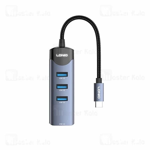 هاب 4 پورت تایپ سی الدینیو LDNIO DS-134C — تصویر ۶