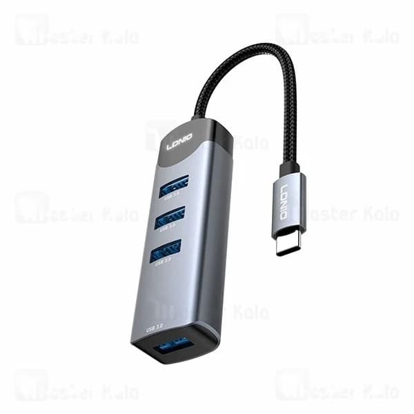 هاب 4 پورت تایپ سی الدینیو LDNIO DS-134C — تصویر ۵