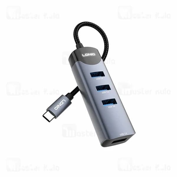 هاب 4 پورت تایپ سی الدینیو LDNIO DS-134C — تصویر ۳