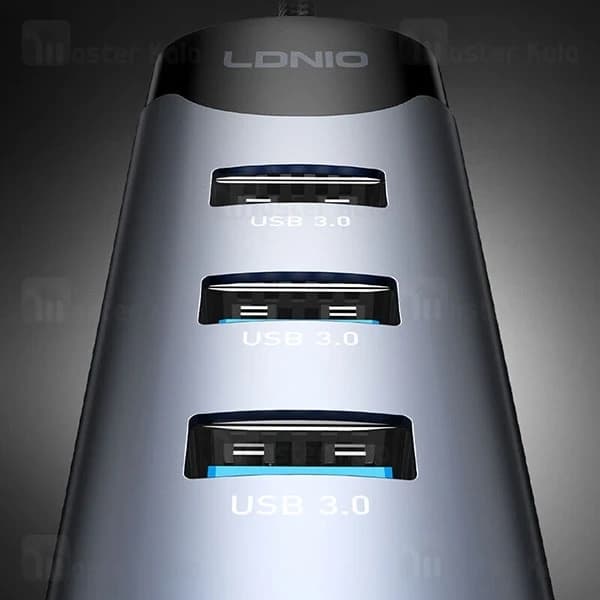 هاب 4 پورت تایپ سی الدینیو LDNIO Ds-144c — تصویر ۸