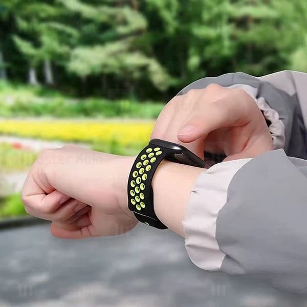 بند سیلیکونی طرح نایکی ساعتهای هوشمند 20 میلی متری Smart Watch 20mm Nike Silicone Strap — تصویر ۳