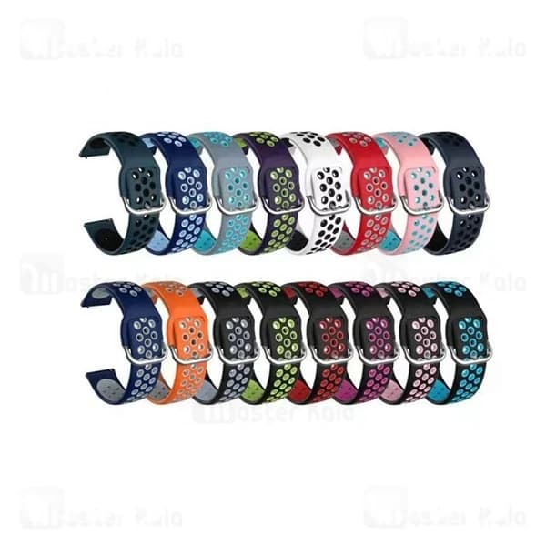 بند سیلیکونی طرح نایکی ساعتهای هوشمند 20 میلی متری Smart Watch 20mm Nike Silicone Strap — تصویر ۴