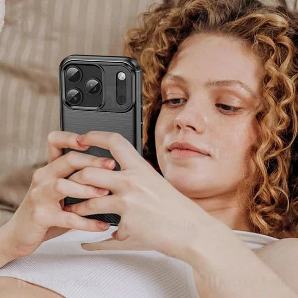 قاب فیبر کربنی آیفون Apple iPhone 17 Pro Rugged Armor Fiber Carbon — تصویر ۸