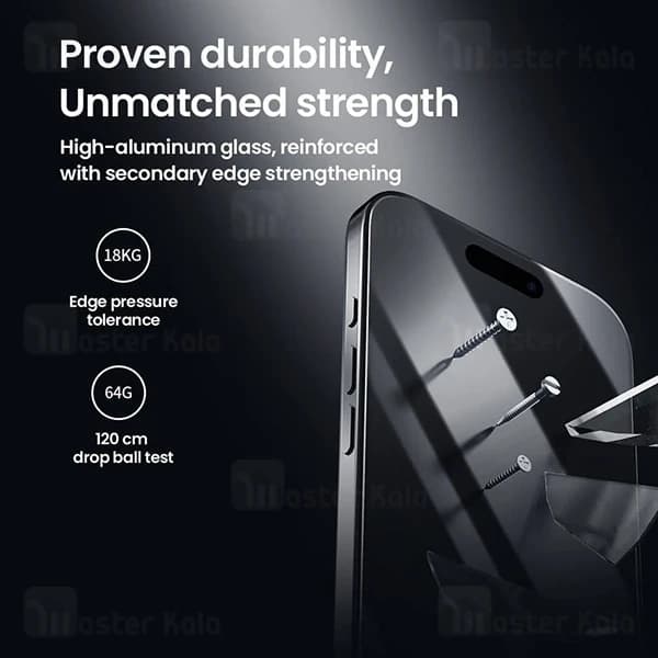 گلس تمام صفحه تمام چسب آیفون Apple iPhone 17 Pro Nillkin CP+ Pro — تصویر ۶