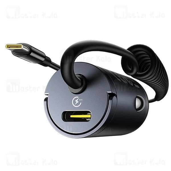 شارژر فندکی بیسوس Baseus Tiny Star Mini Car Charger C00035001121-01 توان 30 وات همراه با کابل متصل — تصویر ۳