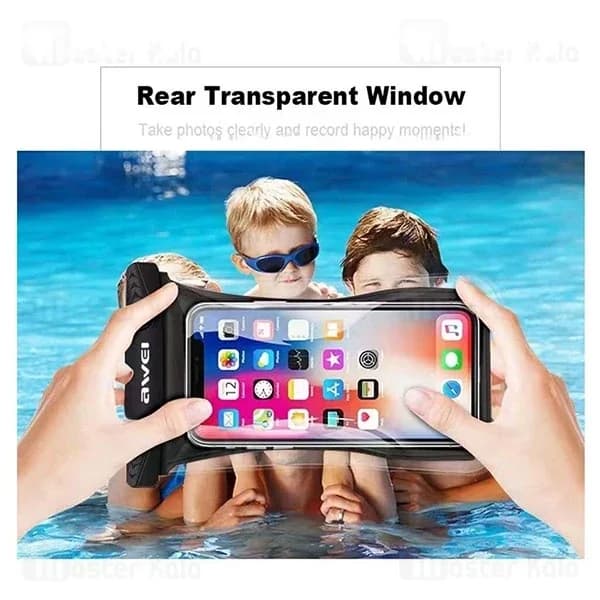 کیف ضد آب اوی Awei X34 Waterproof Phone Bag سازگار با گوشی‌های تا 6.5 اینچ — تصویر ۷