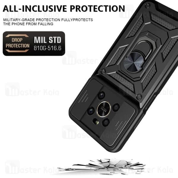 گارد محافظ ضد ضربه انگشتی Honor X9 SHUNIJA Case دارای محافظ دوربین — تصویر ۲