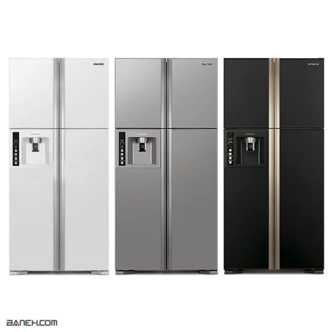 یخچال فریزر بالا پایین هیتاچی RW660F و 24 فوت