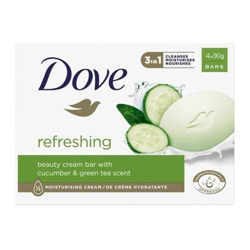 صابون داو رایحه Refreshing خیار و شیر