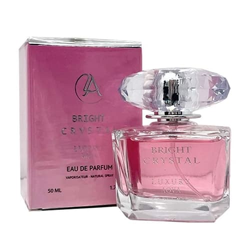 ادکلن زنانه لاکچری آکوا مدل برایت کریستال Bright Crystal حجم 50 میلی لیتر