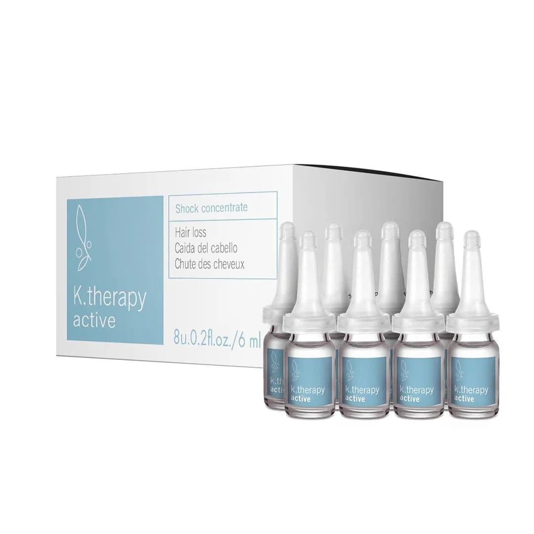ویال ضد ریزش مو لاکمه k.therapy active تعداد 8 عددی حجم 60 میلی لیتری — تصویر ۲