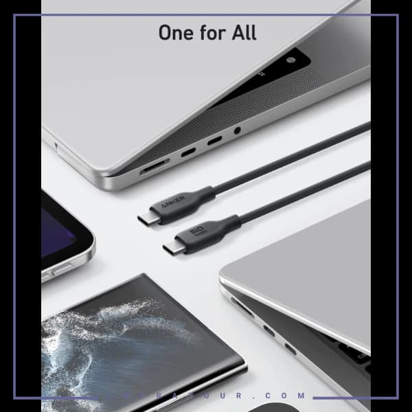 کابل USB-C به USB-C انکر مدل Anker A80F2 — تصویر ۸