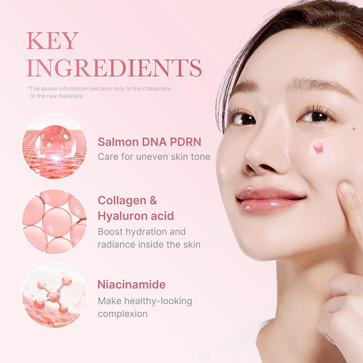 کرم کپسولی صورتی مدی‌کیوب جوانساز و کلاژن‌ساز مدل PDRN Pink Collagen — تصویر ۳