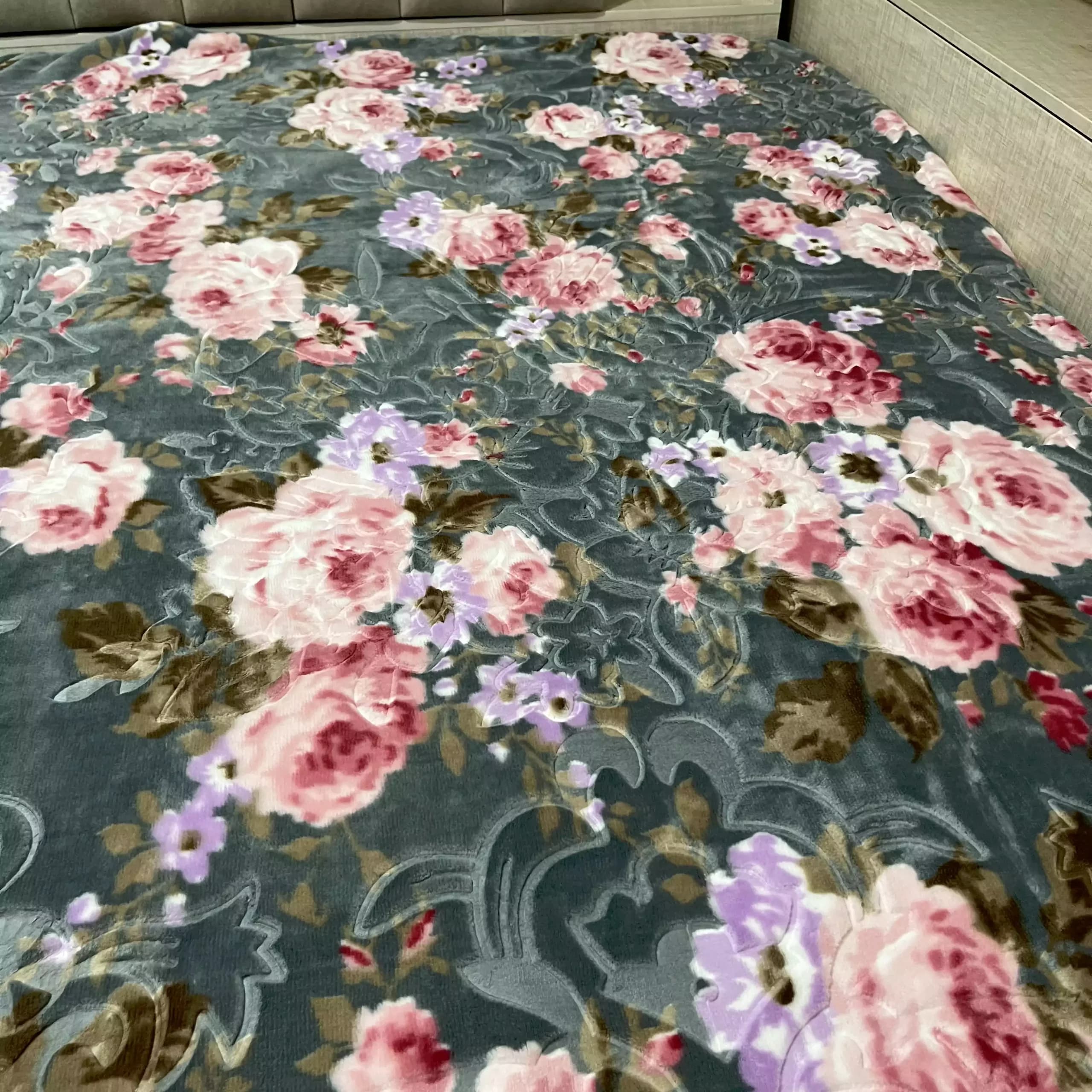 پتو یکنفره کژال گلدار — تصویر ۵