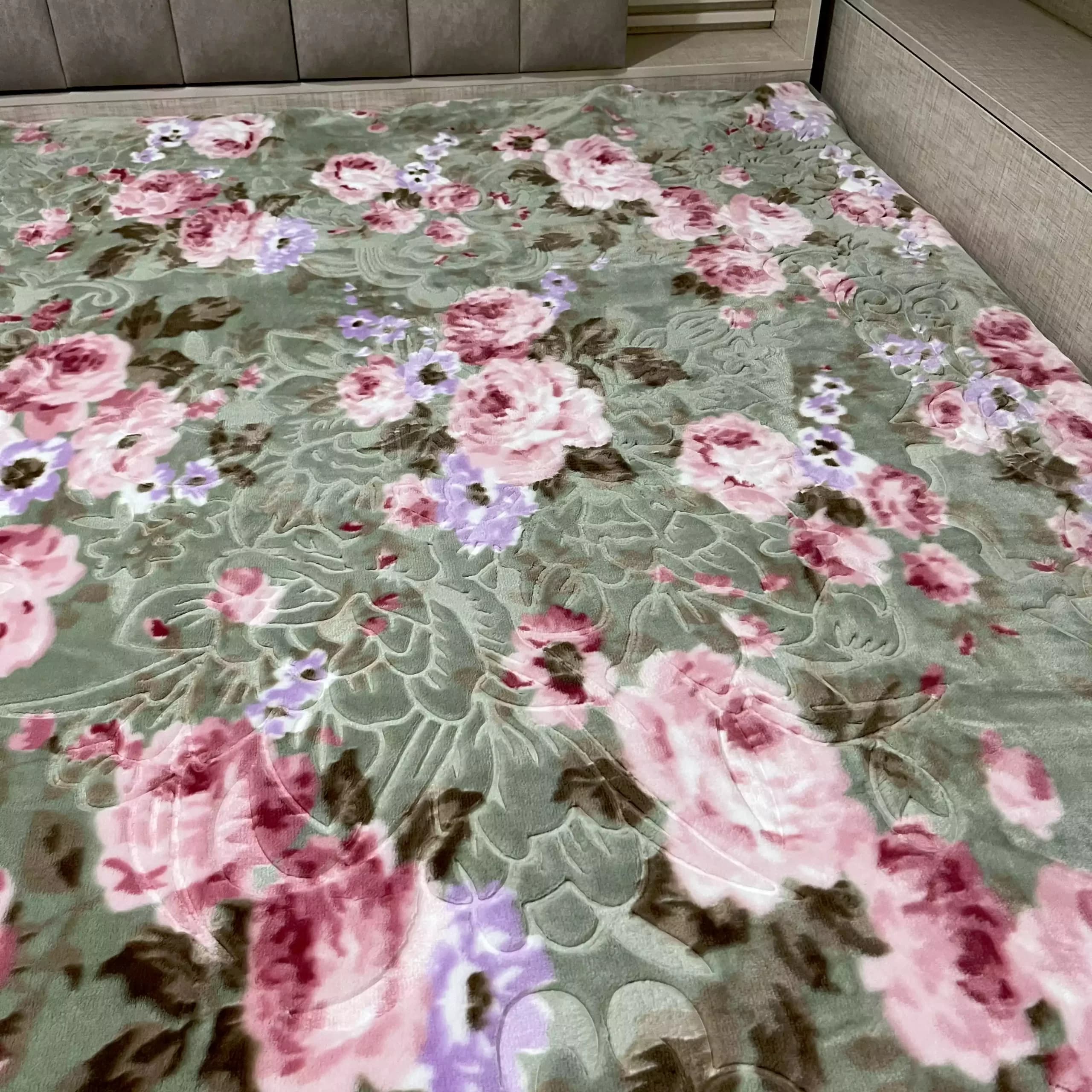 پتو یکنفره کژال گلدار