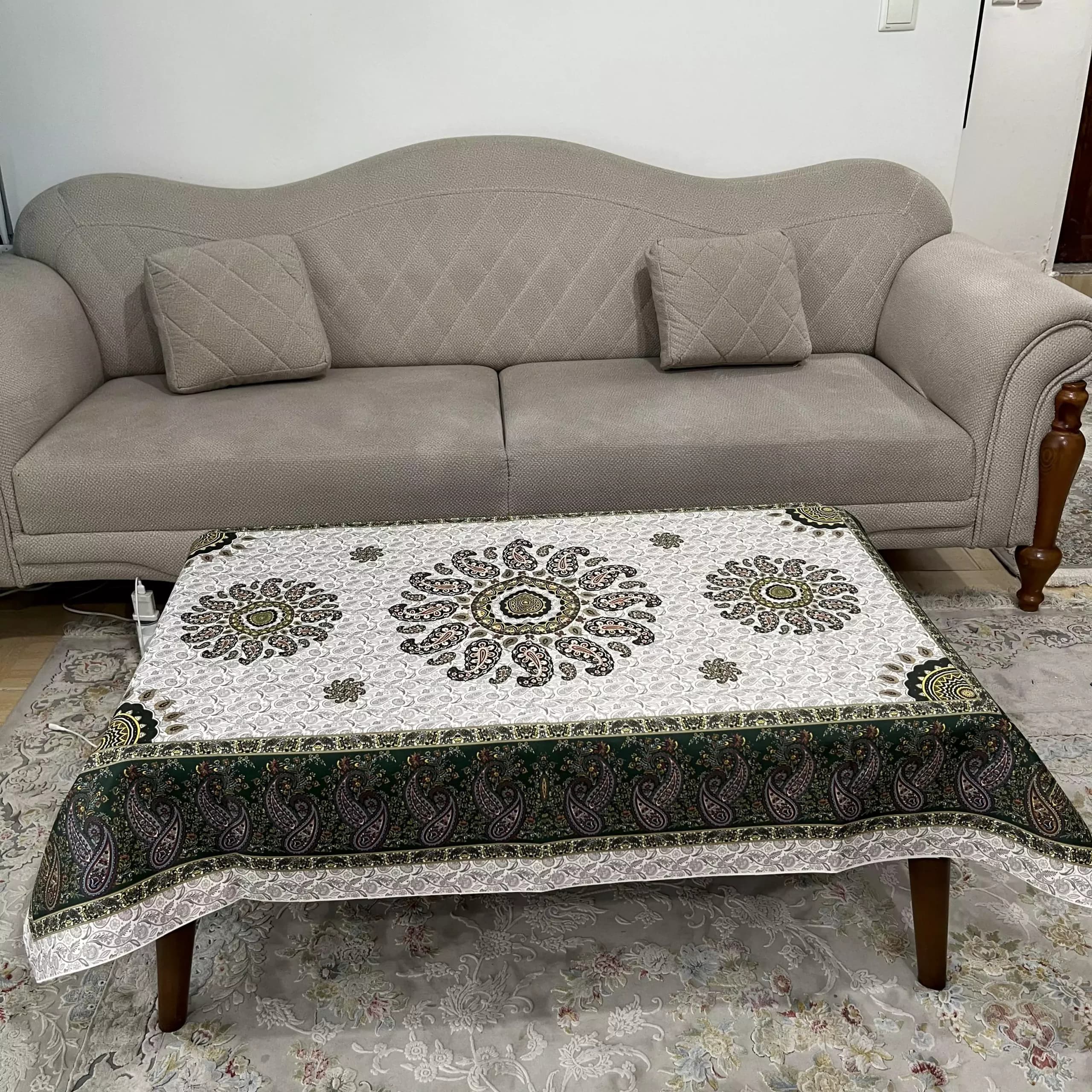 رومیزی مستطیل سنتی — تصویر ۵