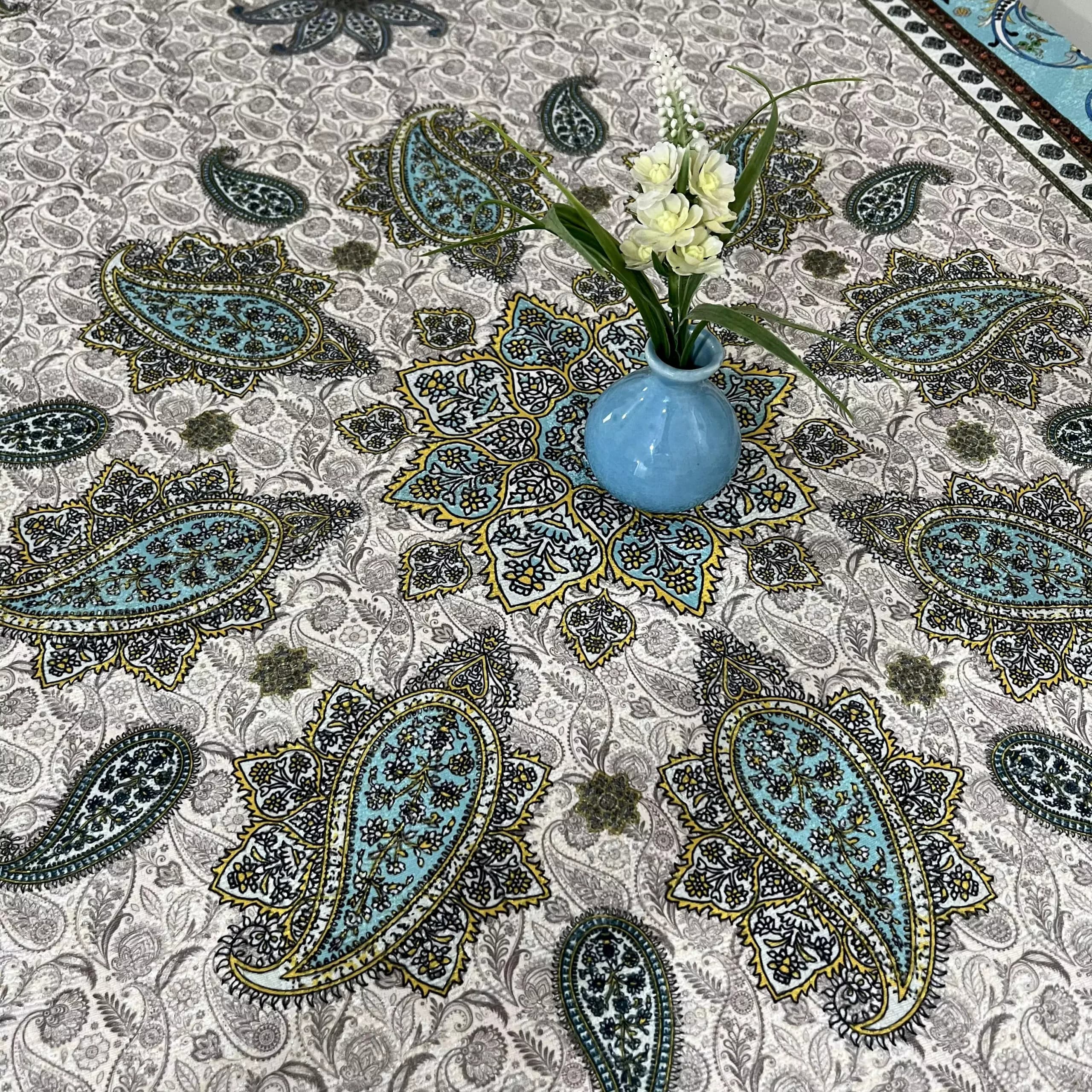 رومیزی مستطیل ترمه — تصویر ۲