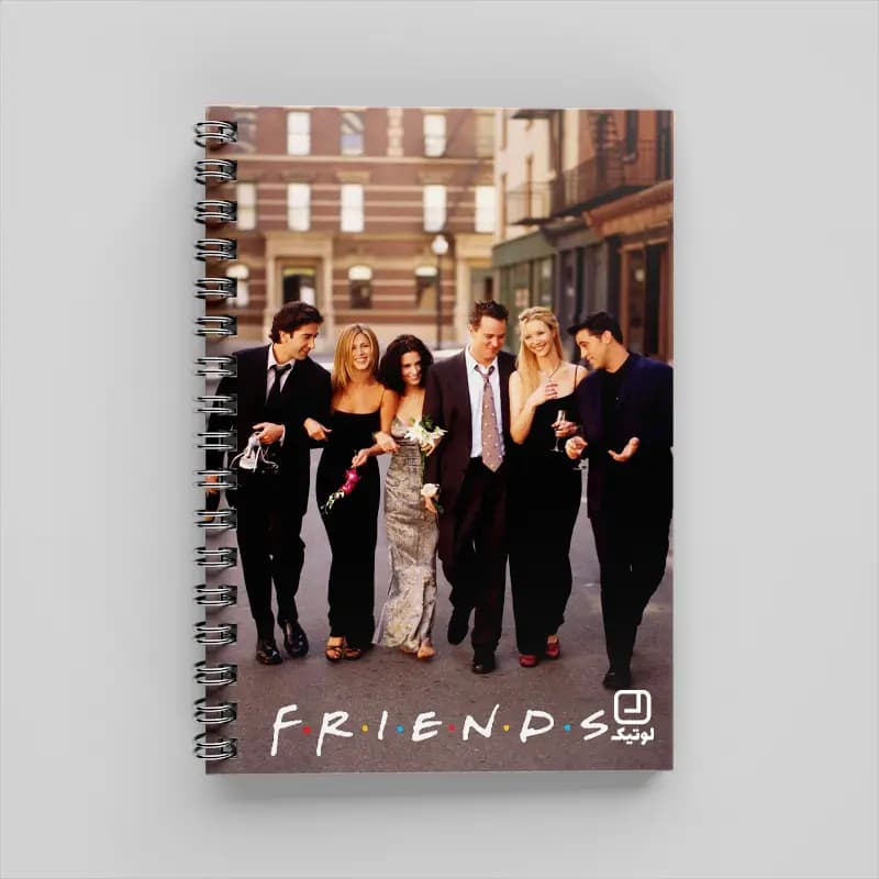 دفتر 80 برگ سینمایی طرح Friends – کد DC234