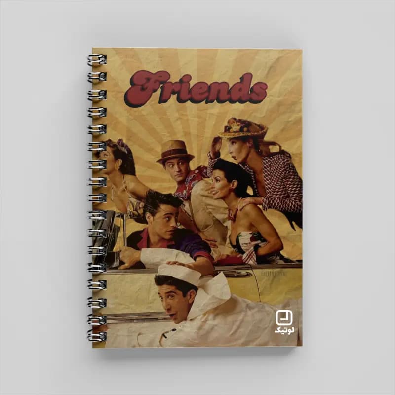 دفتر 80 برگ سینمایی طرح فرندز Friends – کد DC233
