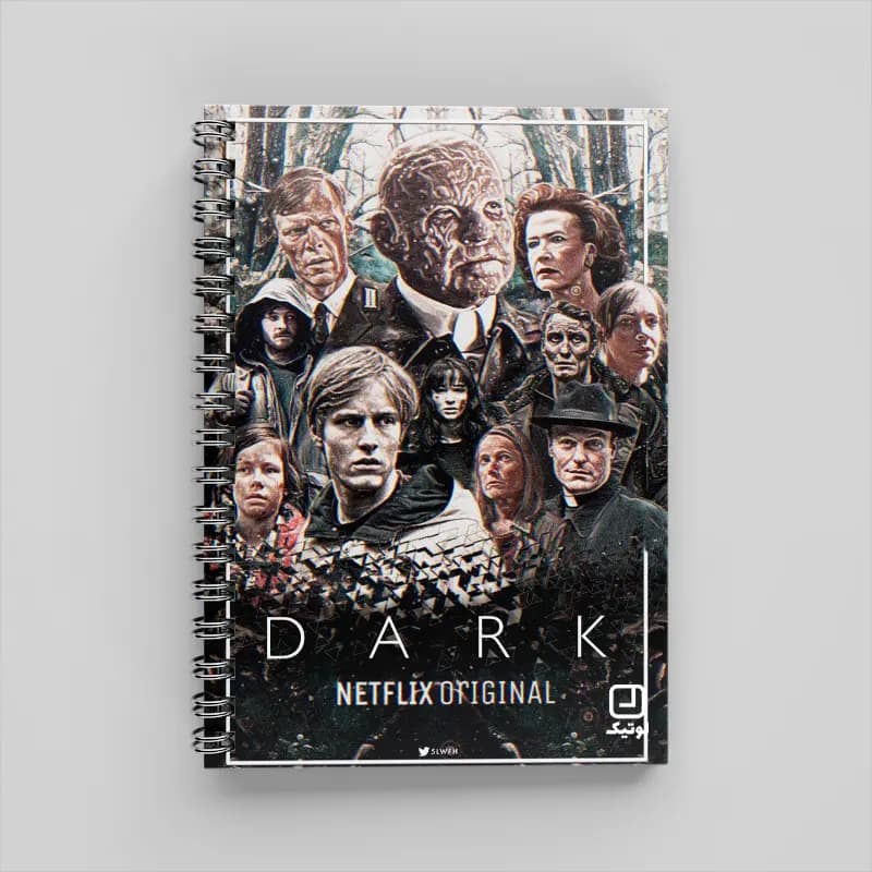 دفتر 80 برگ سینمایی طرح دارک The Dark – کد DC220