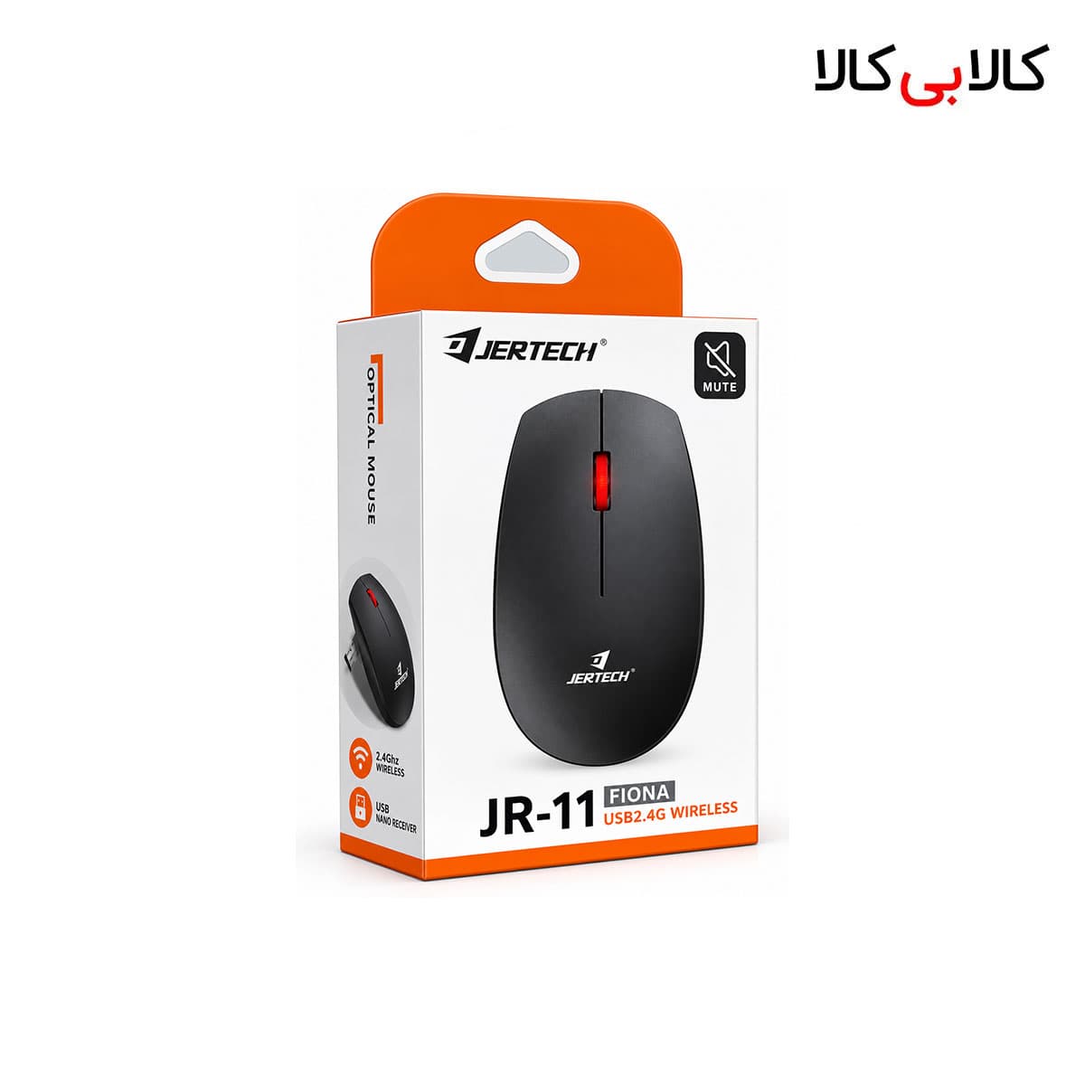 ماوس بی سیم سایلنت جرتک مدل Jertech JR-11 — تصویر ۲