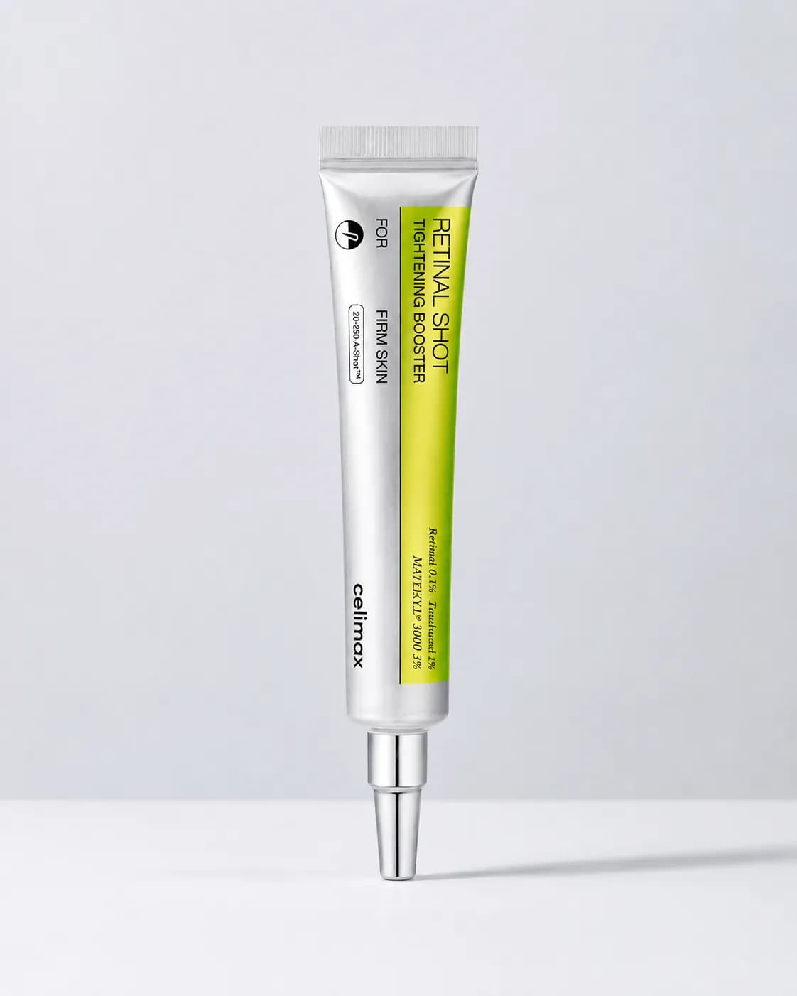 بوستر رتینال ۰.۱٪ ضدچروک و سفت‌کننده سلیمکس حجم ۱۵ میل | Celimax The Vita-A Retinal Shot Tightening Booster