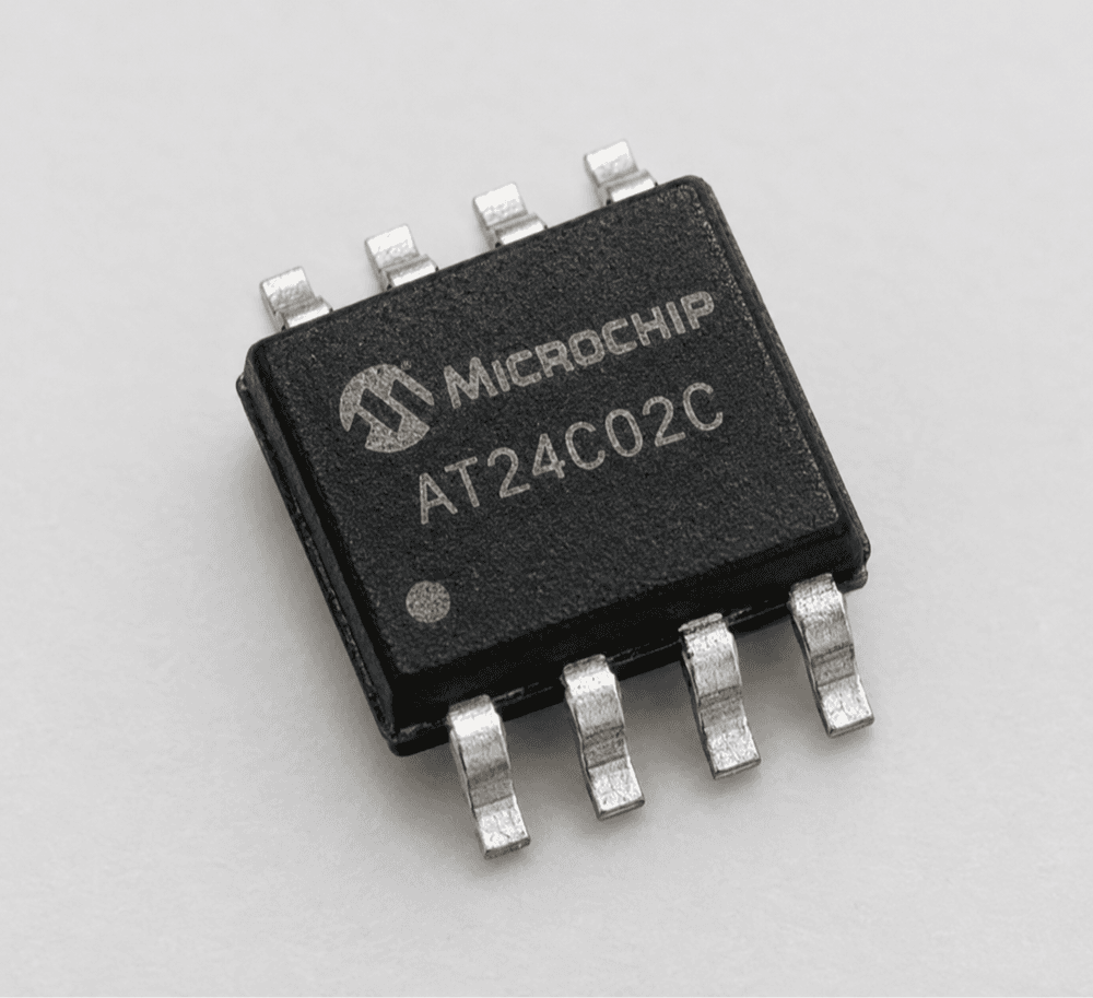 SMD آي سي حافظه EEPROM AT24C02 پكيج SO8 — تصویر ۲