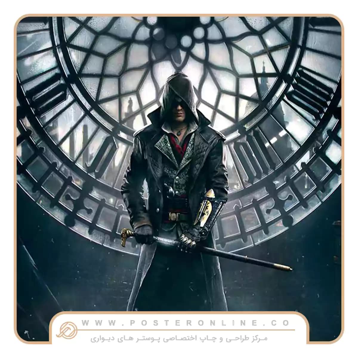 پوستر دیواری گیمینگ طرح بازی Assassin Creed Syndicate کد x-14150 — تصویر ۲