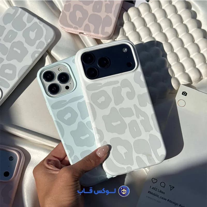 قاب سیلیکونی پلنگی برای آیفون 17 پرو — تصویر ۴