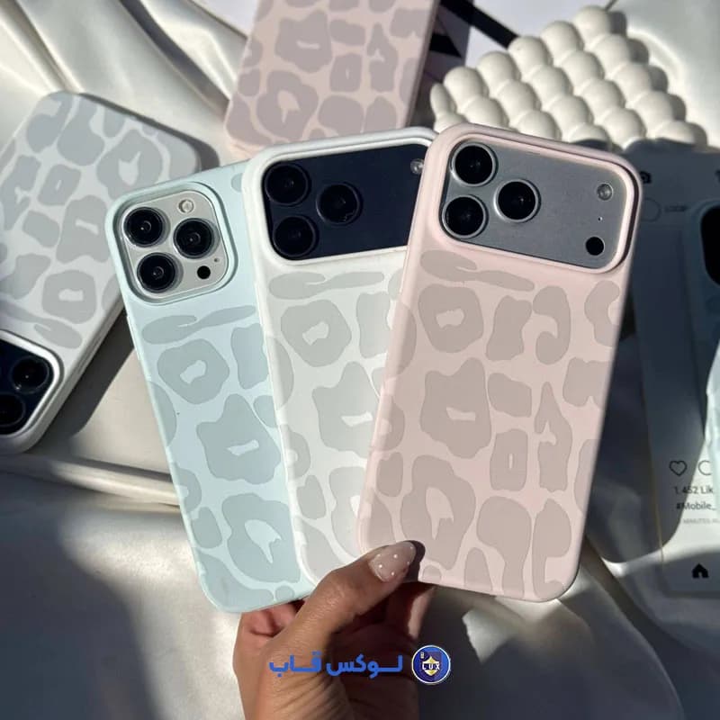 قاب سیلیکونی پلنگی برای آیفون 16 پرومکس