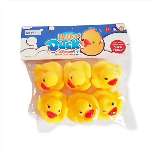 پوپت اردک 6 تایی وان حمام نوزاد YELLOW DUCK