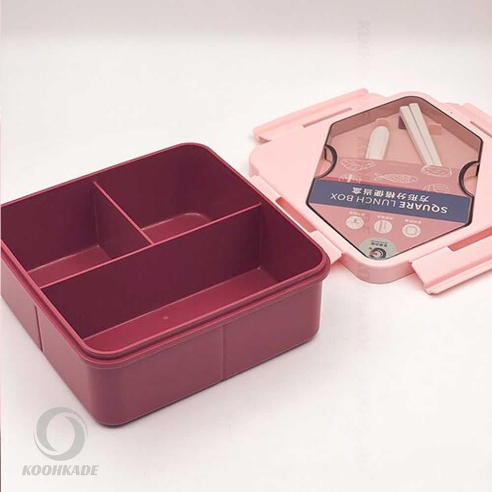 ظرف غذا LUNCH BOX مدل SQUARE — تصویر ۲