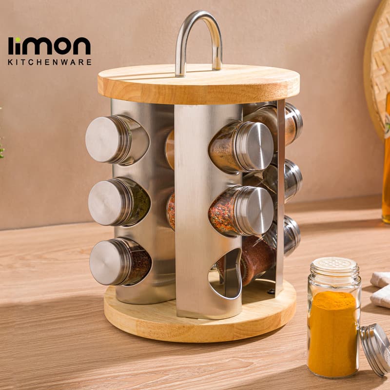 ست جاادویه 12 پارچه لیمون ( limon ) به همراه استند — تصویر ۴