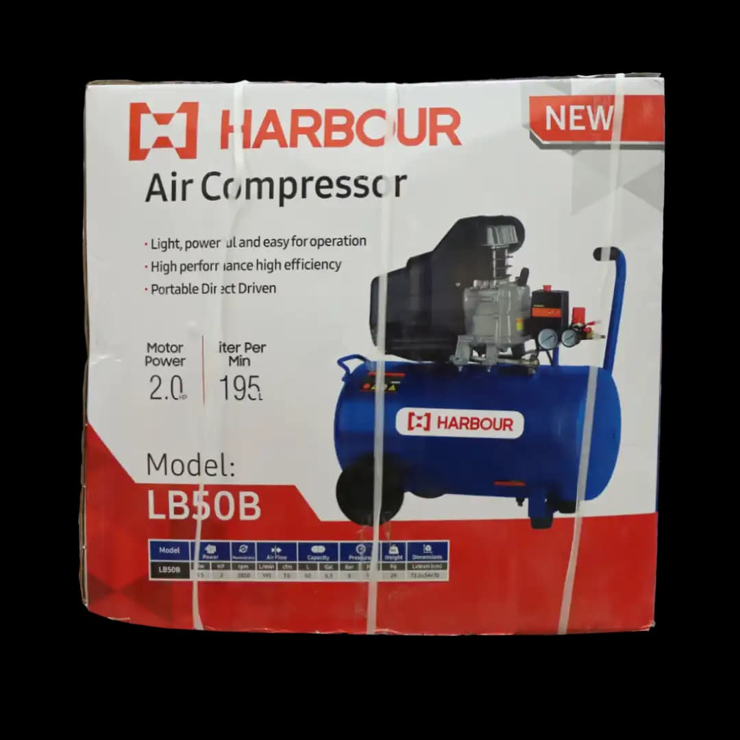 کمپرسور باد هاربر 50 لیتری 1500 وات مدل LB50B — تصویر ۲