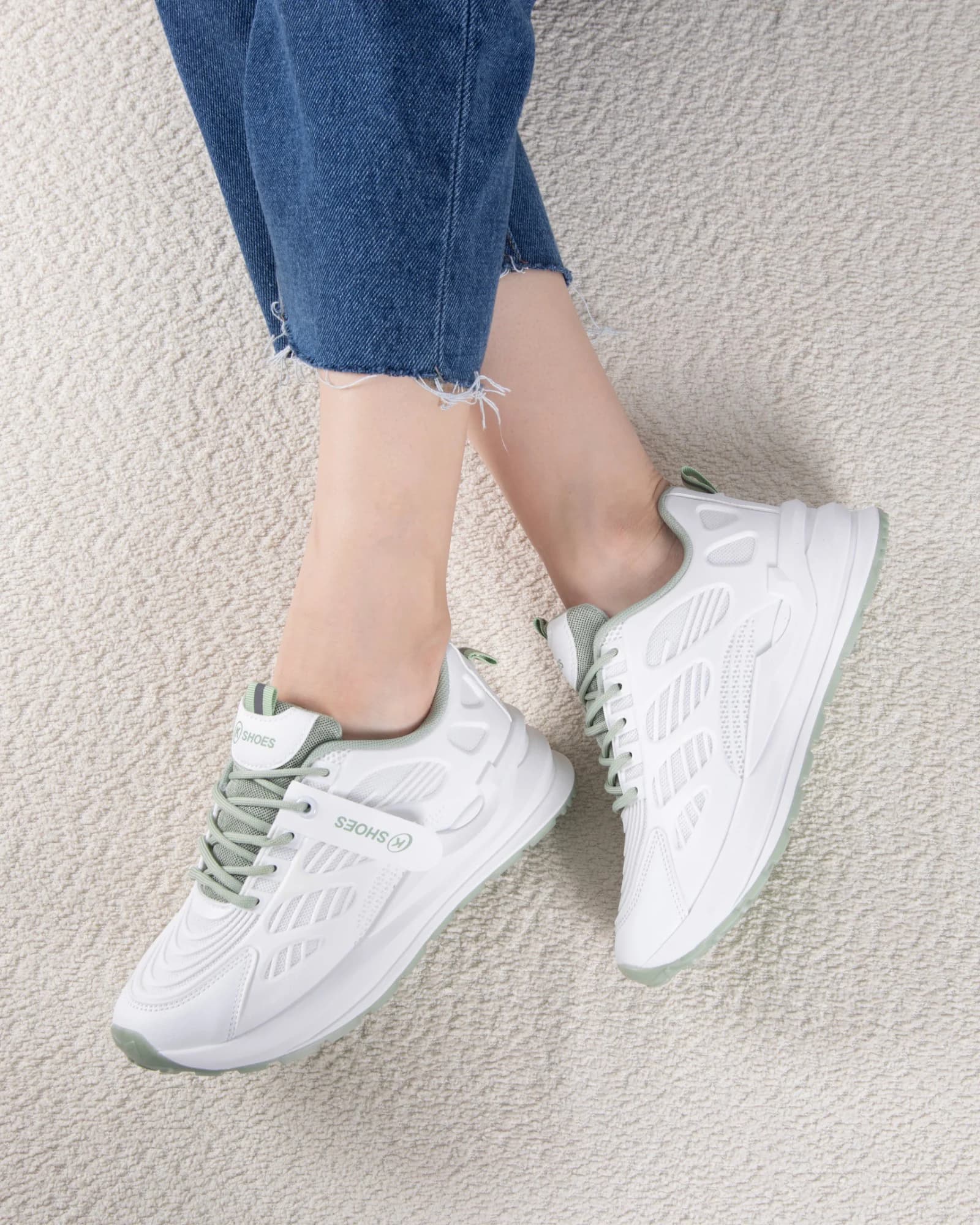 کتونی زنونه وارداتی لژدار K SHOES/11332