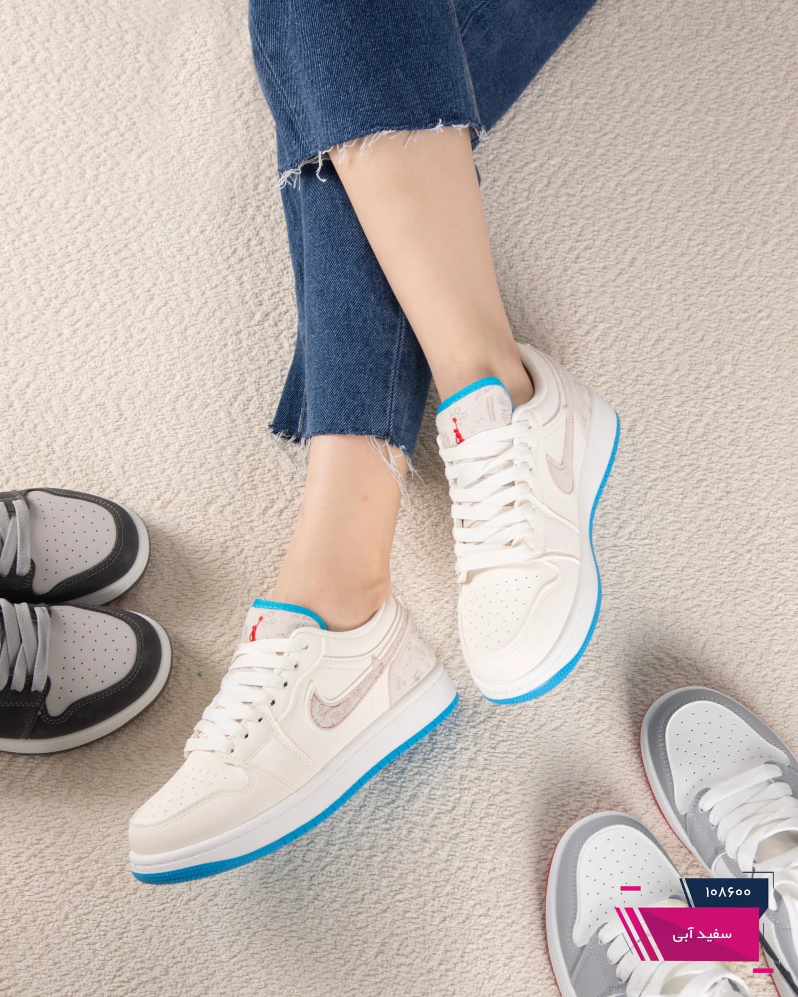 کتونی زنونه وارداتی جردن K SHOES,NIKE/13687 — تصویر ۴
