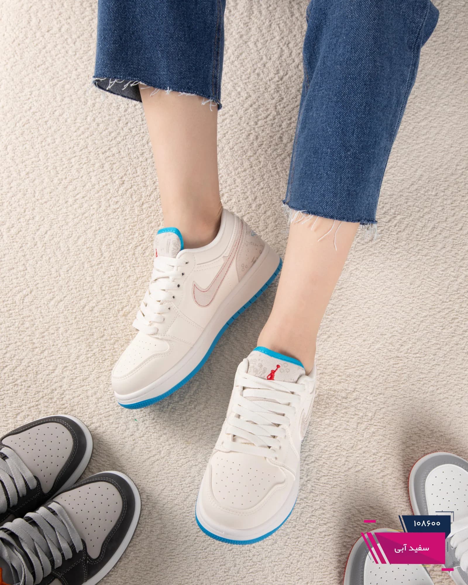 کتونی زنونه وارداتی جردن K SHOES,NIKE/13687 — تصویر ۳