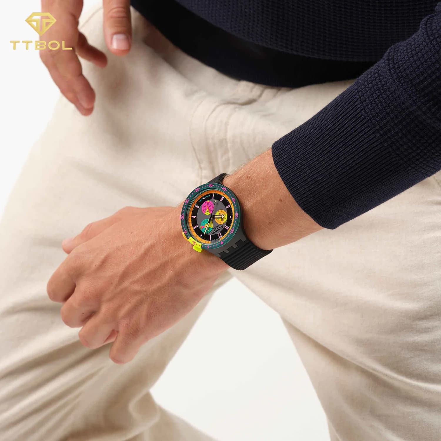 ساعت سواچ مدل SWATCH SB02B104 — تصویر ۱۰