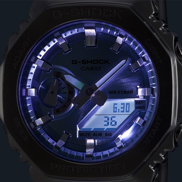 ساعت مردانه کاسیو جیشاک مدل CASIO GM-2110D-8ADR — تصویر ۳