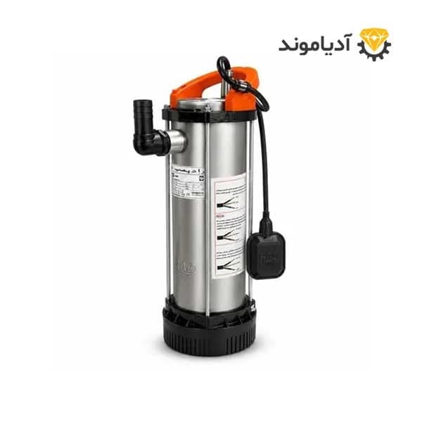پمپ کفکش شناور ۱ و ۱/۴ اینچ ۲۱ متری راد پمپ مدل 240-5SS02 فلوتردار